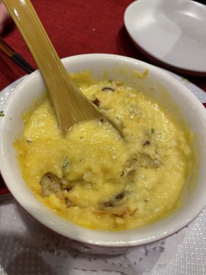 Chinese dates pumpkin porridge   at vegan veggie joga - 嫦娥 in Tokyo