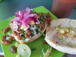 Torta combinada con queso de papa at Soyadicto in Puebla