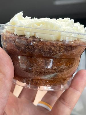 Carrot cake cupcake  at The Twisted Vegan in Tampa