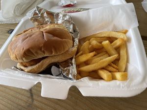 OG chick’n sandwich   at The Twisted Vegan in Tampa