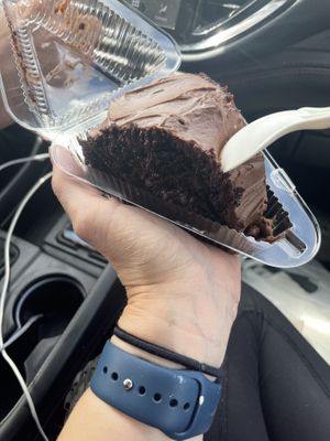 Chocolate cake  at The Twisted Vegan in Tampa