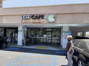   at The Leaf Cafe in Burbank