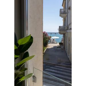 Our view 💙 at Život Caffe in Porec