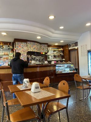 Typical Italian bar  at L'incontro in Rome