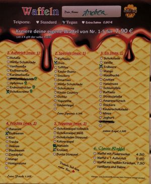  at Waffle Love in Hildesheim