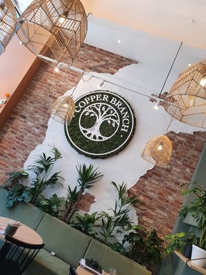 Lovely interior at Copper Branch in Rotterdam