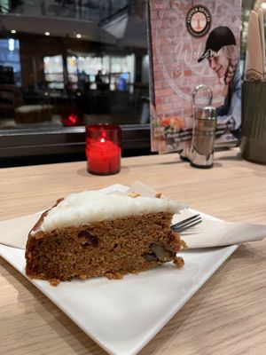 Carrot cake  at Copper Branch in Rotterdam