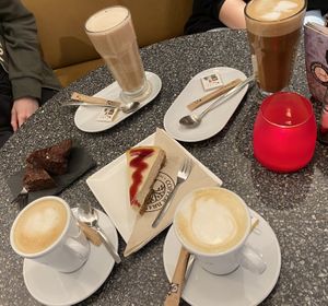 Coffee with cake😋  at Copper Branch in Rotterdam