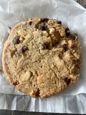 Chocolate and hazelnut cookie  at Copper Branch in Rotterdam