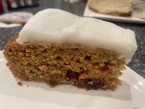 Carrot cake  at Copper Branch in Rotterdam