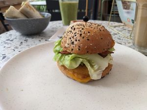 Supreme burger at Copper Branch in Rotterdam