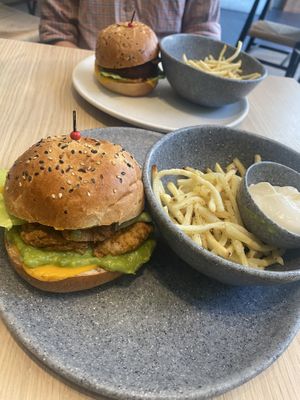  Shiitake mushroom burger (was to die for)  at Copper Branch in Rotterdam