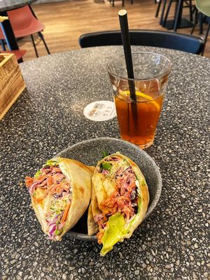 Crunchy wrap at Copper Branch in Rotterdam