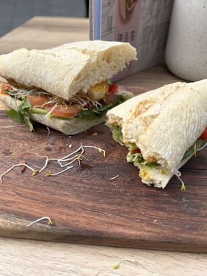 Pesto Sandwich  at Copper Branch in Rotterdam