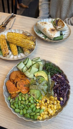 Poke bowl   at Copper Branch in Rotterdam