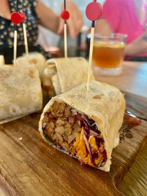 Pulled 'Chicken' Wrap (Vegan Food Tour July 2025) at Copper Branch in Rotterdam