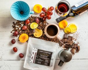 With wonderful notes of peaches, citrus, red grape, dark chocolate and a smooth winey finish you can't go wrong with this as your pick. at thestudio.coffee in Praia Da Luz