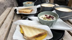 Sandwiches and breakfast items.   at Encanto - Art Cafe in Helsinki