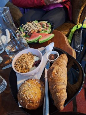 Breakfast and Tofu Skewer at Encanto - Art Cafe in Helsinki