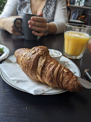 Croissaint at Encanto - Art Cafe in Helsinki