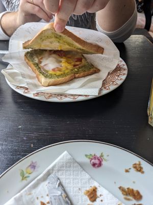 Toast at Encanto - Art Cafe in Helsinki