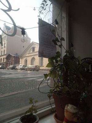 Street view at Encanto - Art Cafe in Helsinki