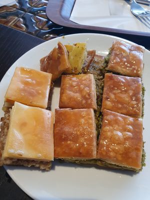 Bricks,  not pastry. at Karaköy Güllüoğlu in Istanbul