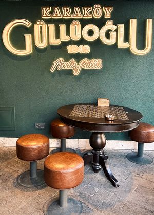   at Karaköy Güllüoğlu in Istanbul