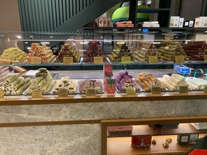 The shop   at Karaköy Güllüoğlu in Istanbul