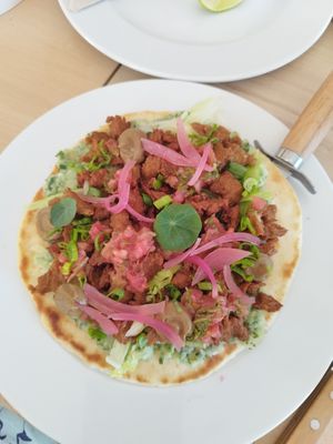 Seitan naan at La Mifa in Toulouse