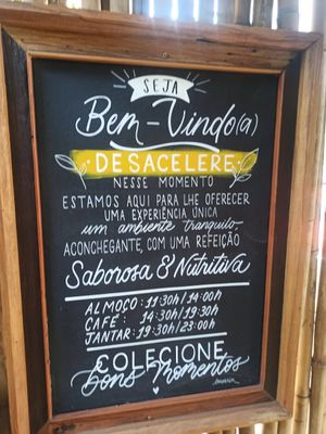 Decorations at Amosim Cozinha Saudável in Santa Catarina