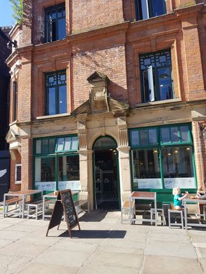 Exterior at Café 1881 in Manchester