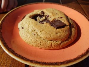 Chocolate chip cookie (vg) at Café 1881 in Manchester