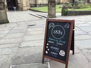 Opening times at Café 1881 in Manchester