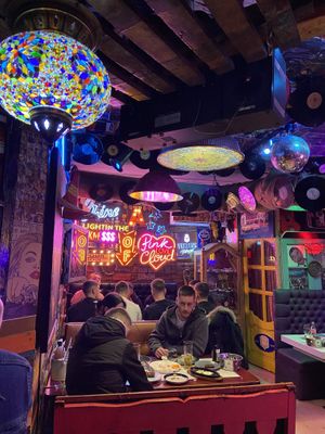 Interior of the restaurant   at Tymi in Tirana