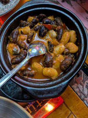 Bean stew at Tymi in Tirana