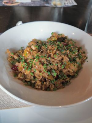 Thai rice at La Malteria in Mostoles