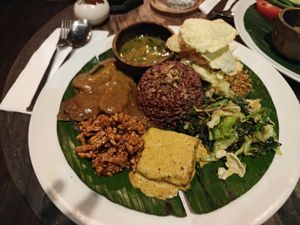 Nasi Campur at Lilla Warung in Denpasar