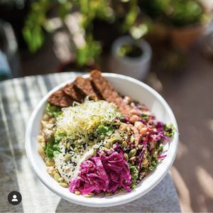 Nourish Bowls  at The Happy Turtle Cafe in Caloundra
