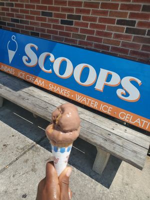 Chocolate peanut butter at Scoops in Conshohocken