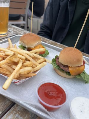 Vegan sliders  at Slider Inn in Memphis
