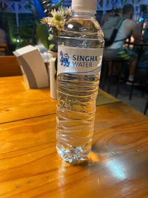 Water at Vegan Meals in Chiang Mai