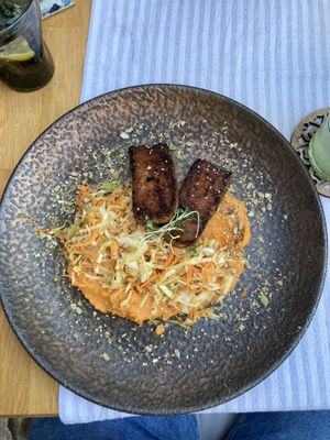 Tofu and mash   at Capo Fronte in Rab