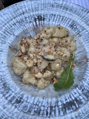 Gnocchi mit Salbeibutter und Haselnüssen    at Capo Fronte in Rab