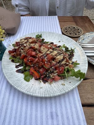 Bruschetta mit Hefeflocken    at Capo Fronte in Rab