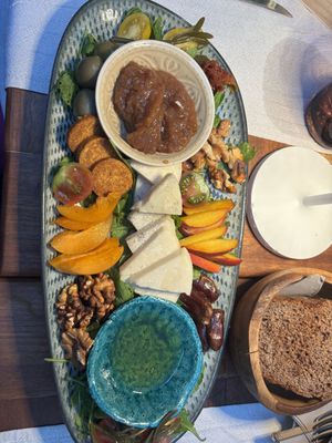 Cheese board  at Capo Fronte in Rab