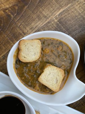 Chickpea & spinach  at La Gorda De Las Setas in Sevilla