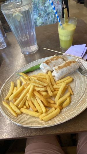 Really yummy wrap  at Lona Grill House & Juice Bar in Bristol