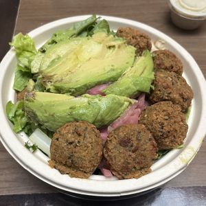 Falafel Bowl w/ Avocadoo  at Garbanzo Mediterranean Fresh in Fort Collins