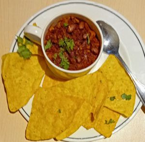 Chili at Brasseur Local in Quebec